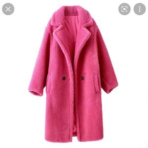 Shady Lady pink teddy jacket